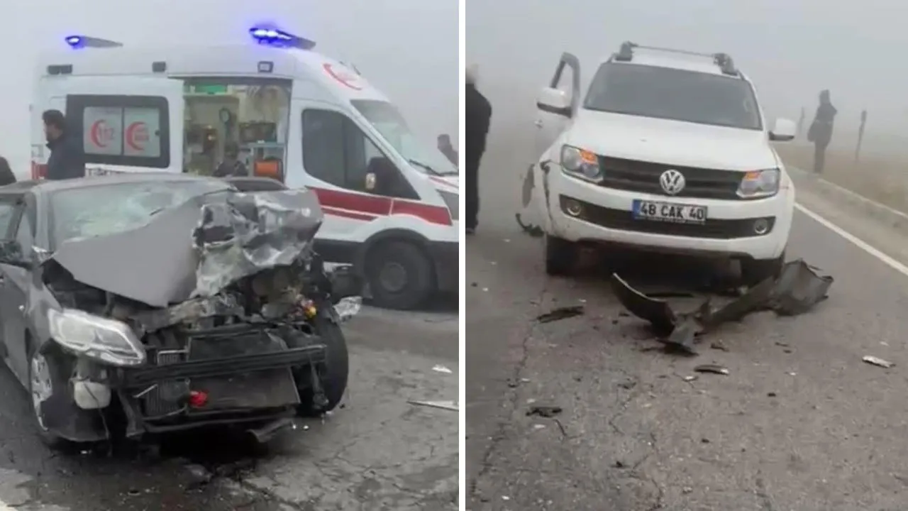 Batman'da zincirleme kaza: 2'si ağır 14 kişi yaralandı