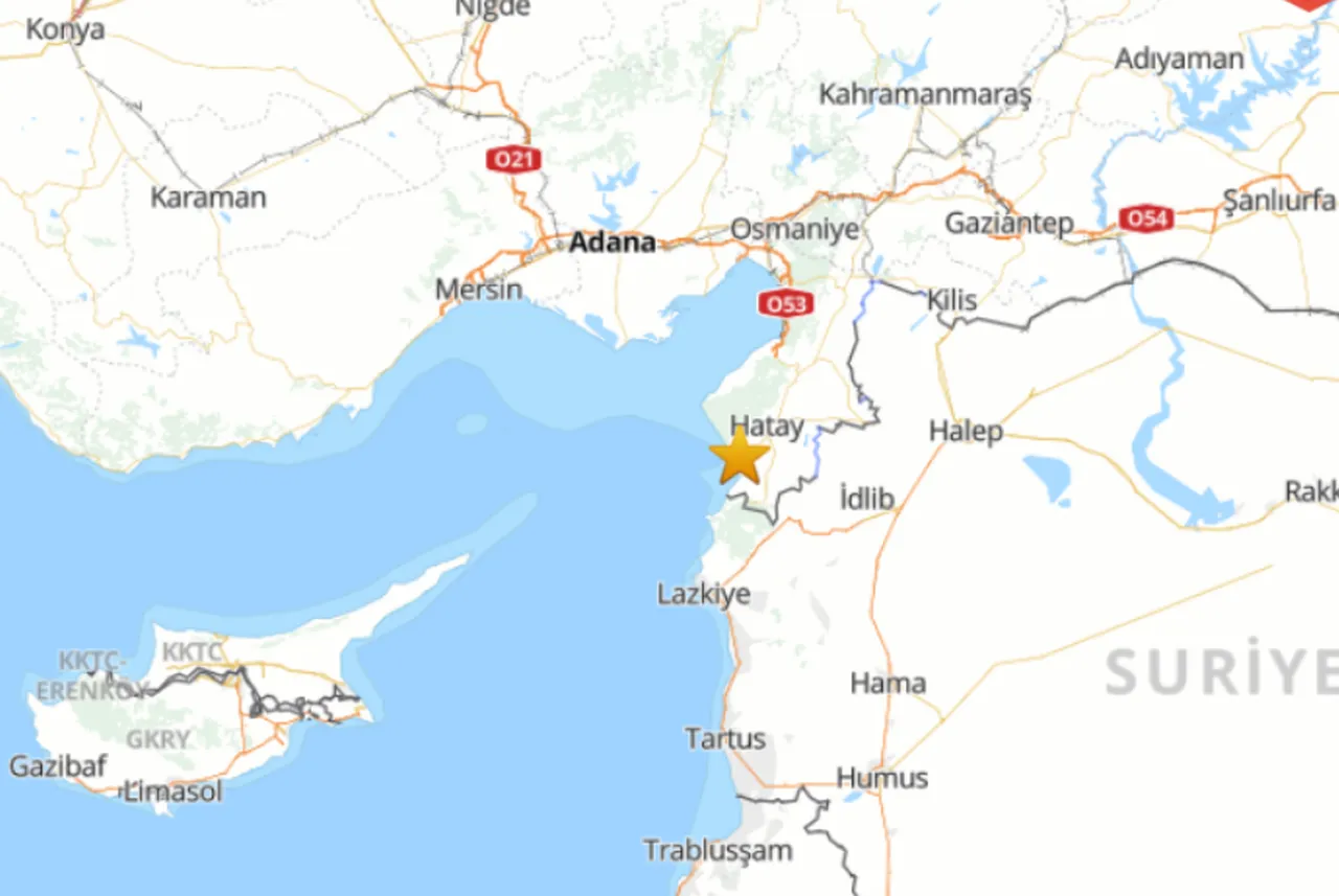 AFAD deprem grafiği