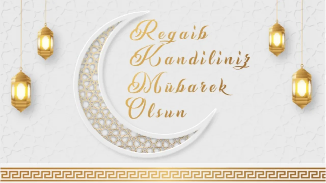 Resimli Regaib kandili mesajları