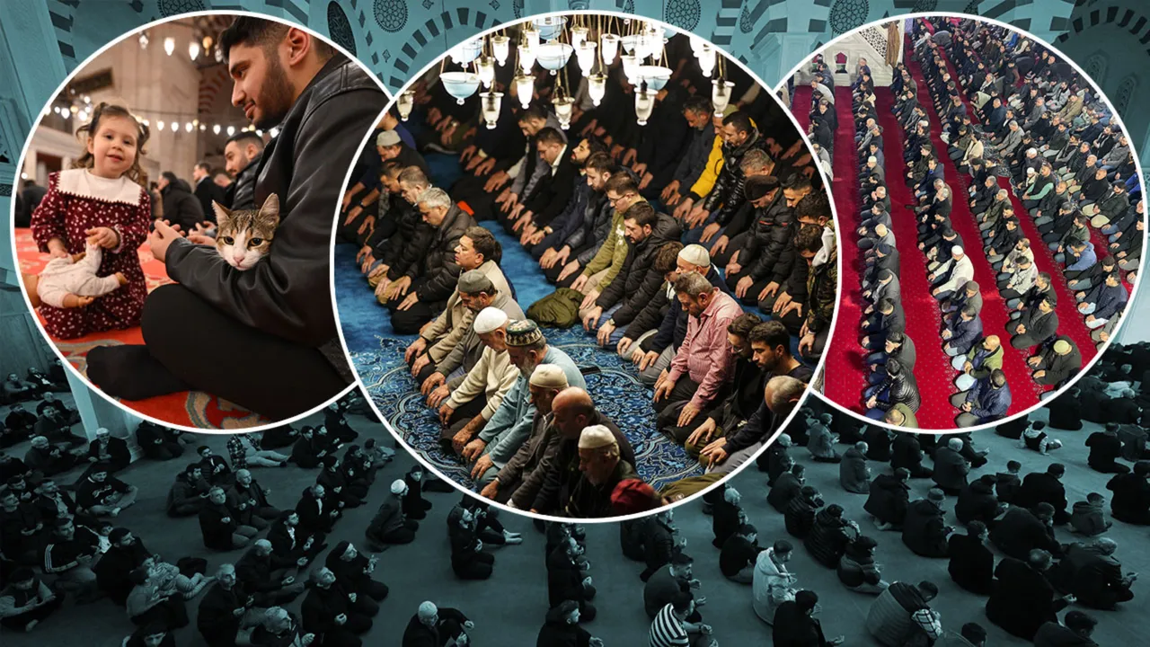 Regaip Kandili dualarla idrak edildi! Eller semaya açıldı 