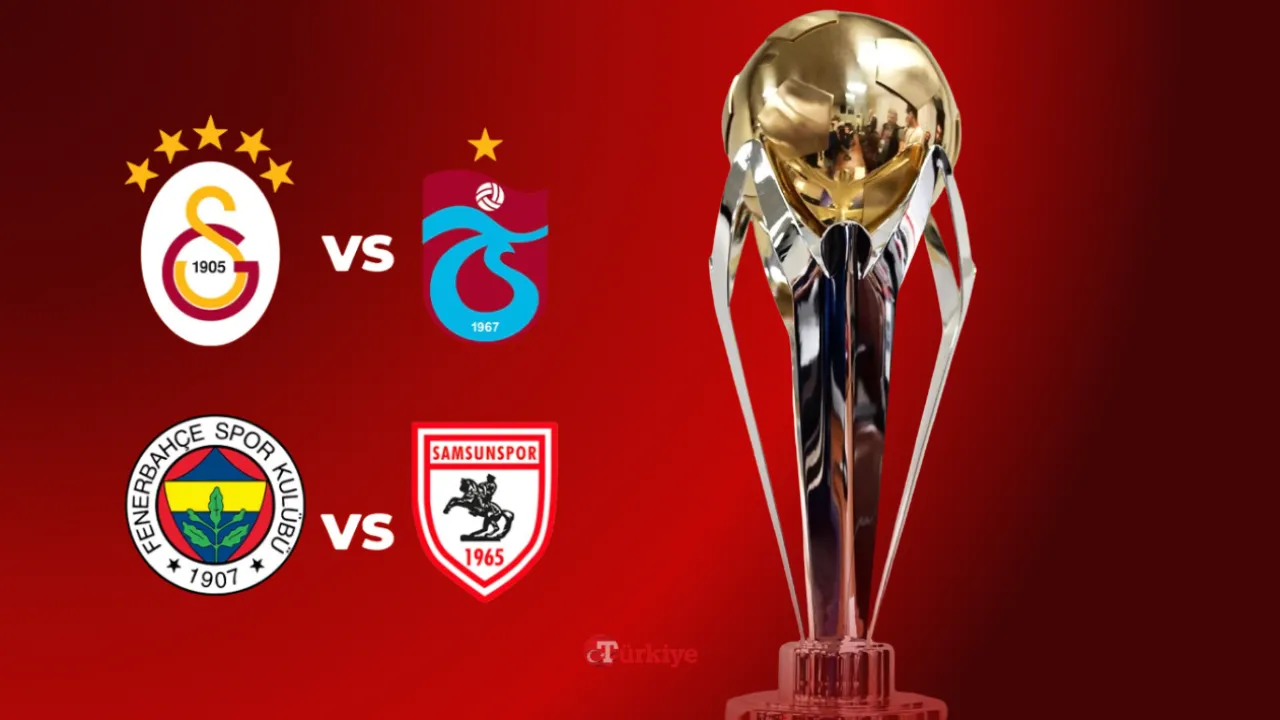 Süper Kupa finaline geri sayım! Galatasaray - Trabzonspor ve Fenerbahçe - Samsunspor maçı ne zaman, nerede oynanacak?