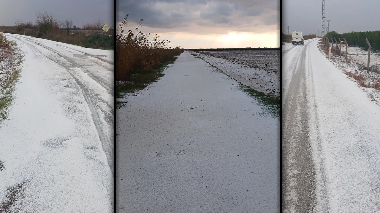 Meteoroloji uyarmıştı: Türkiye'nin en sıcak kentlerinden biri 20 dakikada bembeyaz oldu! 