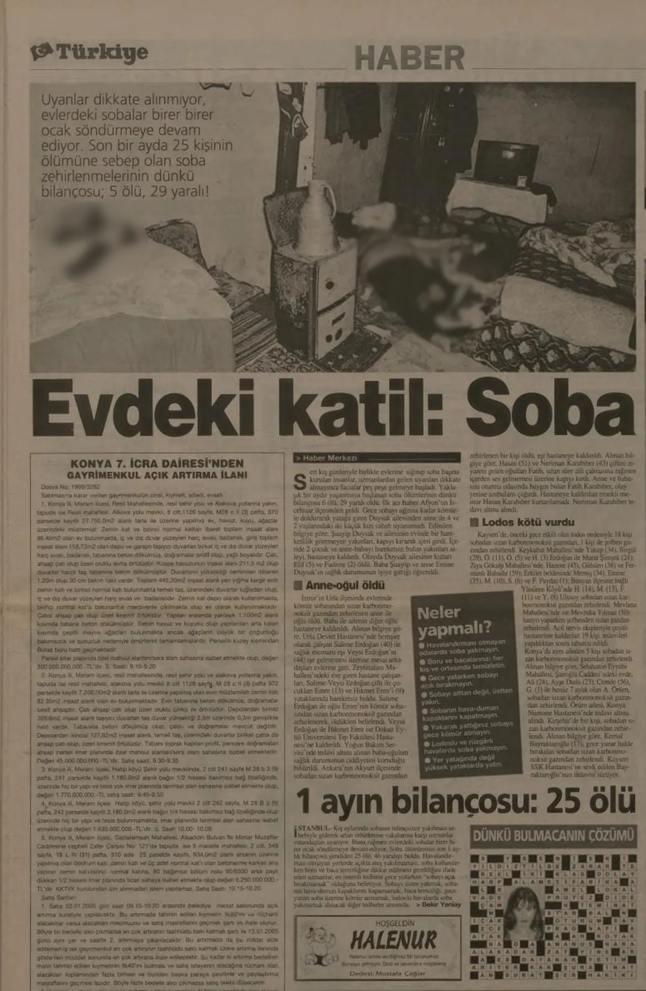 28 Kasım 2004 tarihli Türkiye gazetesi