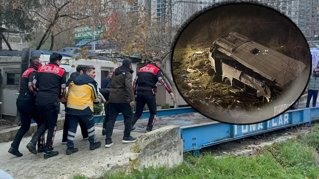 Esenyurt'ta servis minibüs şarampole yuvarlanmıştı: Ölen ve yaralananların kimlikleri belli oldu