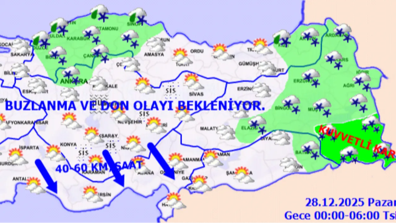 'İzlanda' Türkiye'yi dondurdu: Meteoroloji'nin son raporundan yeni uyarı geldi!