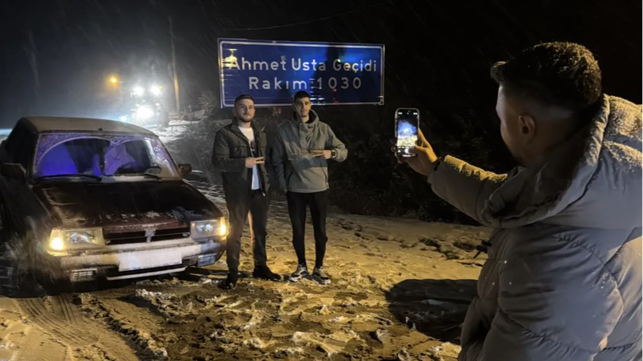 Kar yağışını duyan oraya koştu! 'Beklentimizi karşıladı'