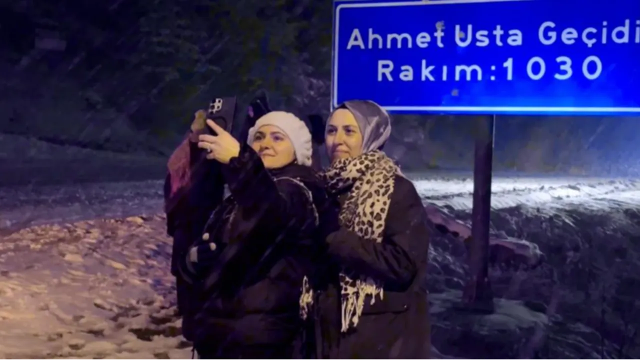 Kar yağışını duyan oraya koştu! 'Beklentimizi karşıladı'