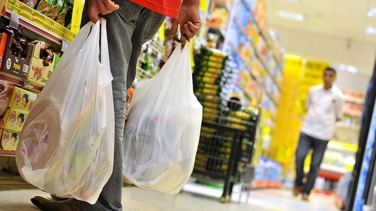 Prezzo della busta di plastica aumenterà a 1 lira dal 1 gennaio 2026