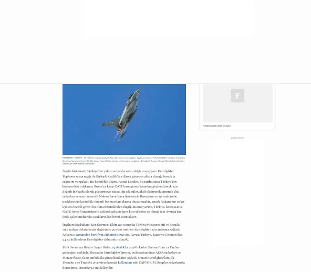 ABD basını Eurofighter ayrıntısına takıldı! Türkiye neyi hesaplıyor?
