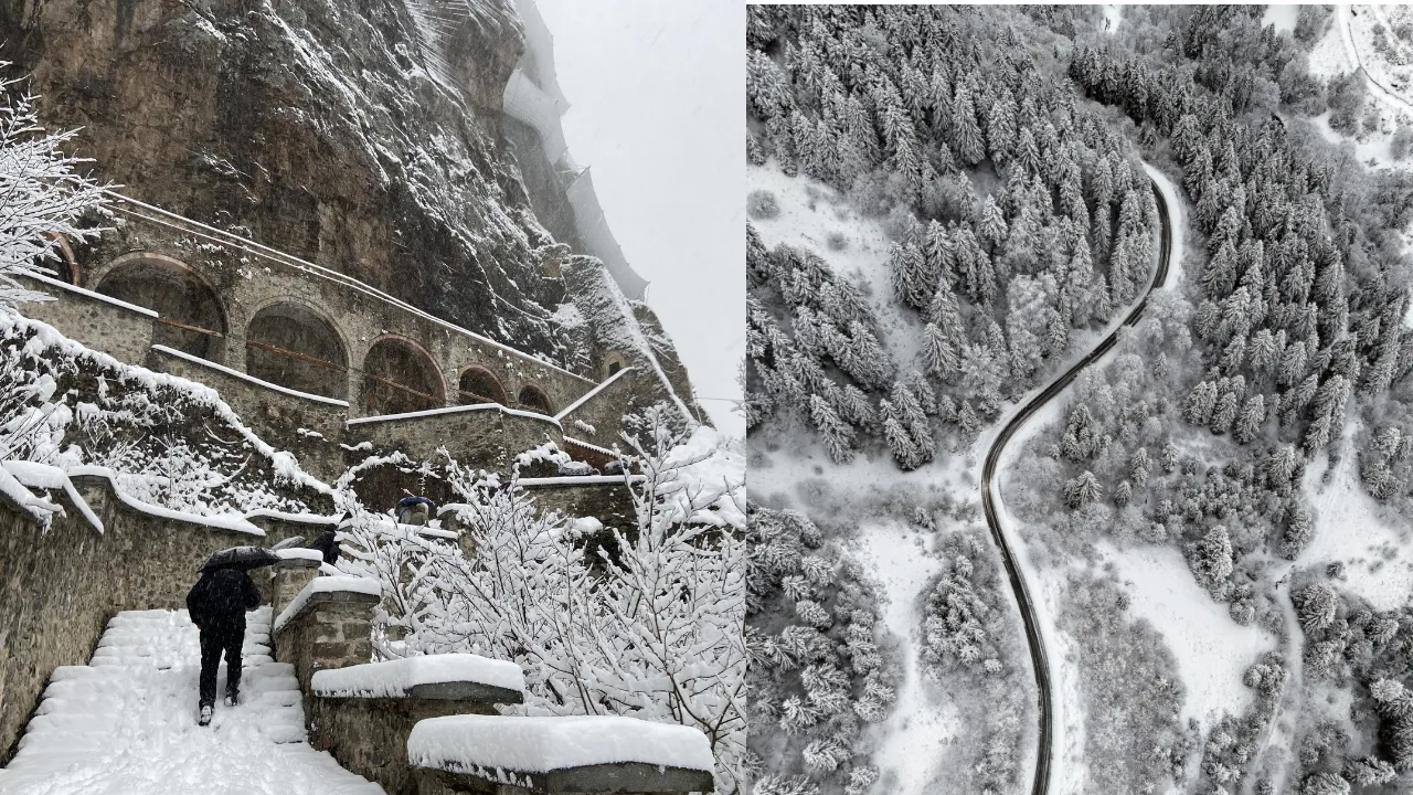Altındere Vadisi ve Sümela Manastırı’nda kartpostallık görüntüler