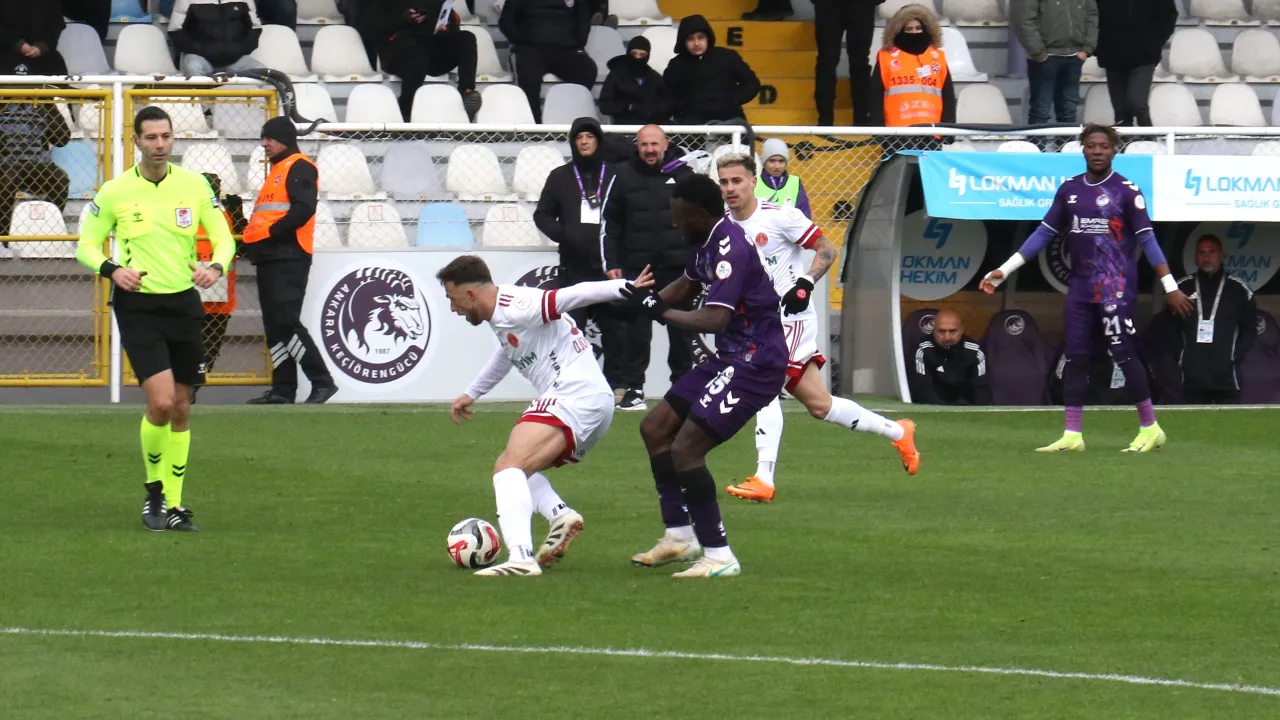 Ankara Keçiörengücü evinde Ümraniyespor karşısında 3 puanı kaptı