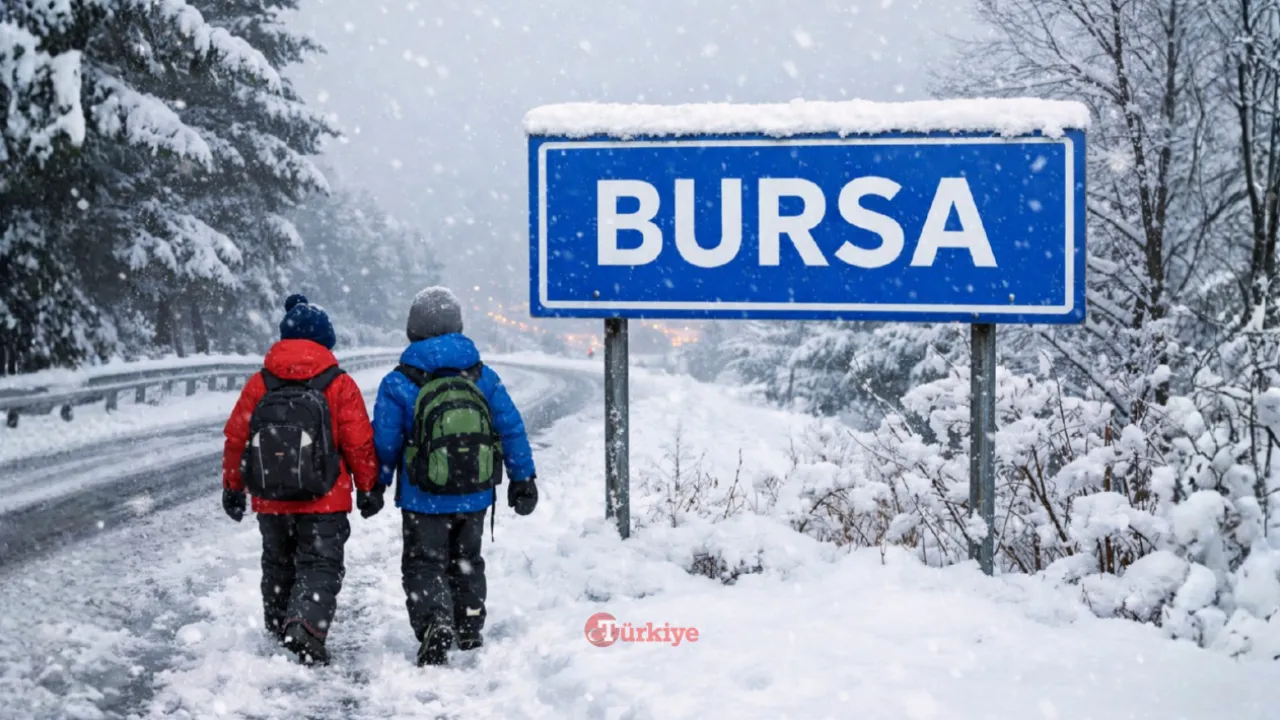 Bursa'da yarın okullar tatil mi? Gözler 29 Aralık Pazartesi son dakika kar tatili açıklamasında!
