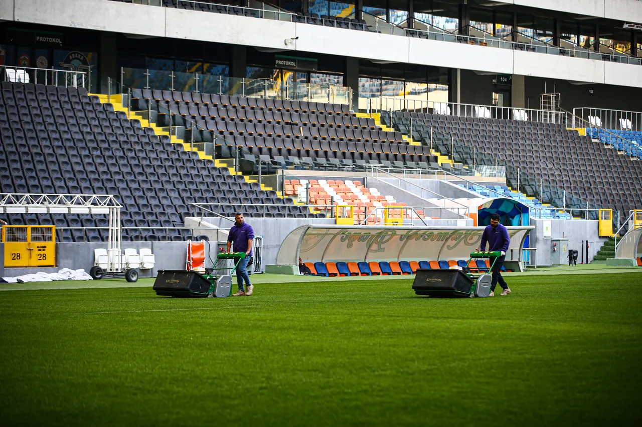 Fenerbahçe–Samsunspor maçı öncesi Yeni Adana Stadyumu’nda yoğun mesai