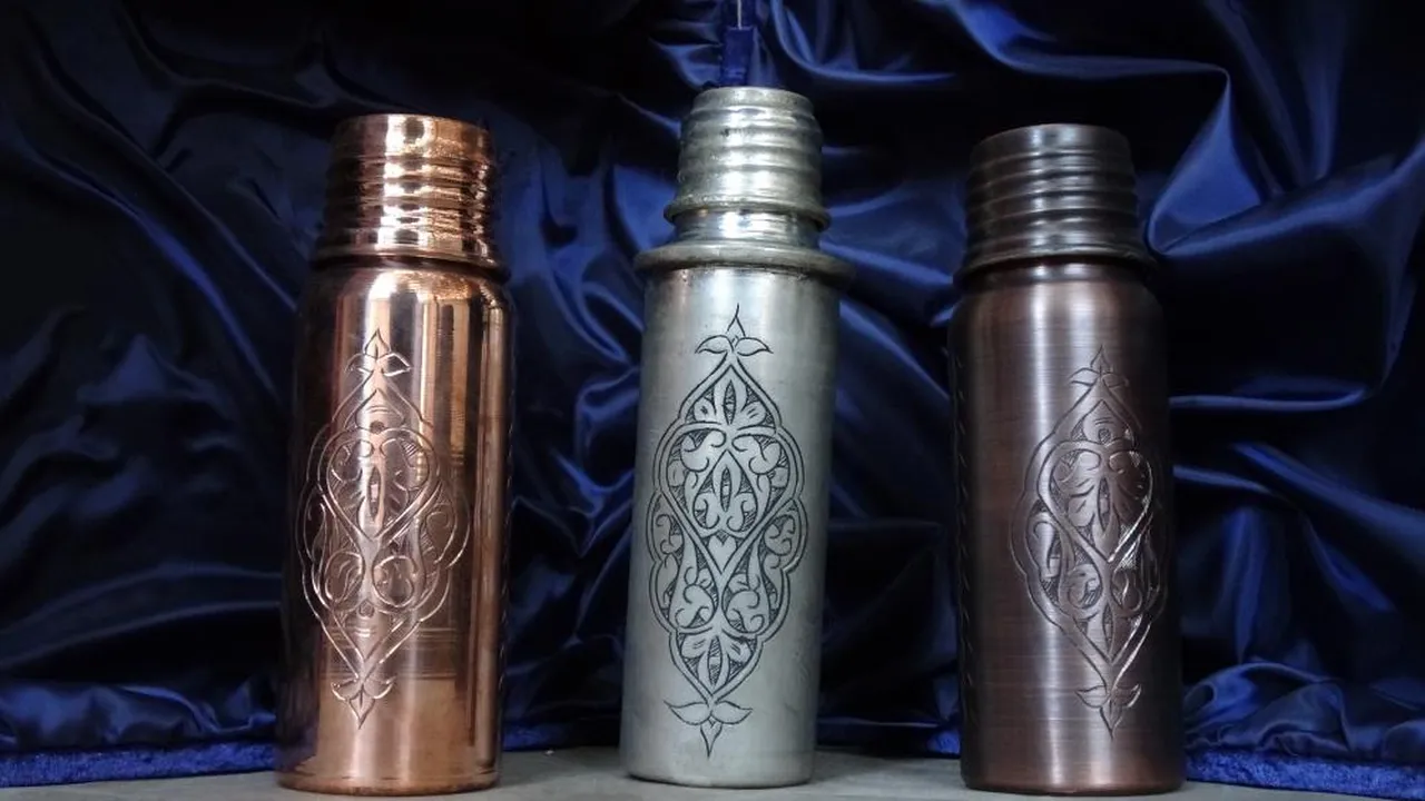 Gaziantep'te bakır su matarası trend oldu: Fiyatı 3 bin TL'ye kadar çıkıyor