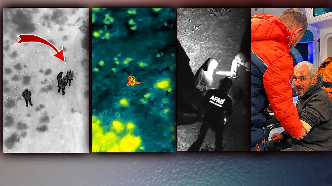 Isı izi ele verdi! Adana’da kayıp zihinsel engelli adam termal kamerayla bulundu