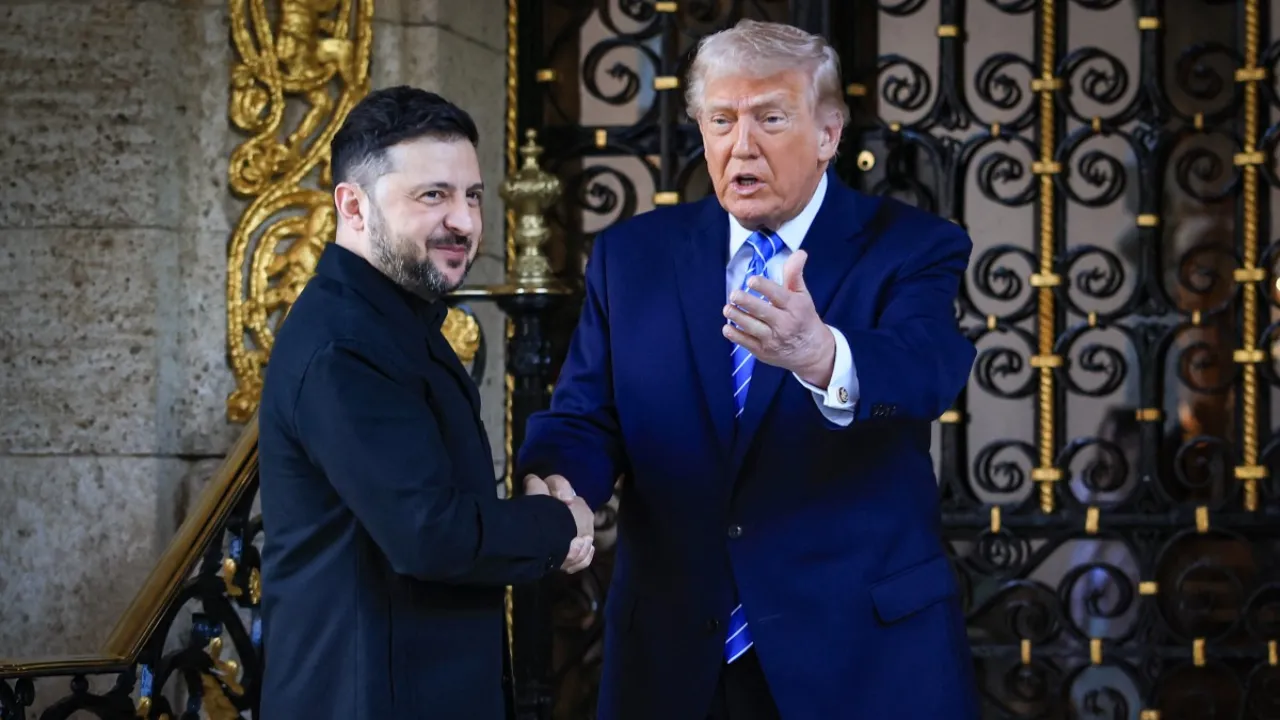 Trump-Zelenskiy görüşmesi başladı! Florida'da Rusya-Ukrayna barışı masada 