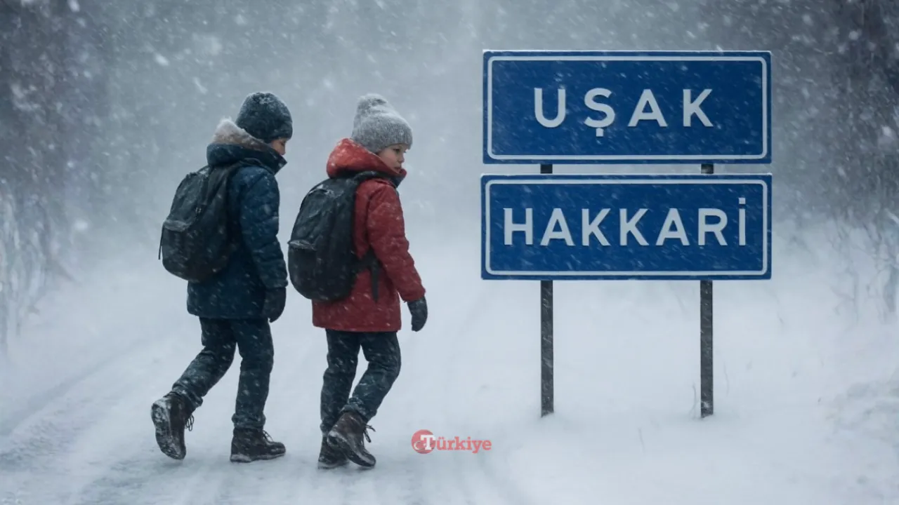 Uşak ve Hakkari'de okullar yarın tatil mi? 29 Aralık Pazartesi için valilik açıklaması bekleniyor!