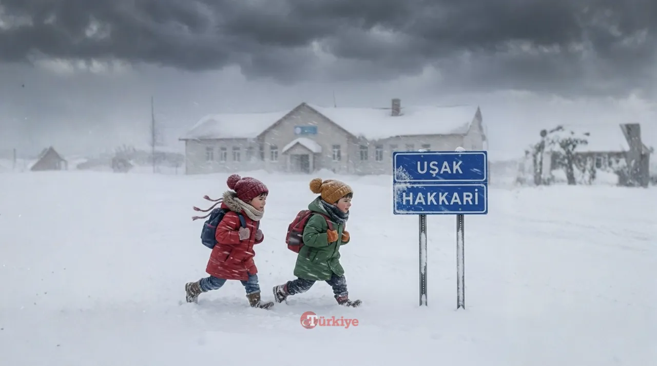 Uşak ve Hakkaride okullar yarın tatil mi? 29 Aralık Pazartesi için valilik açıklaması bekleniyor!