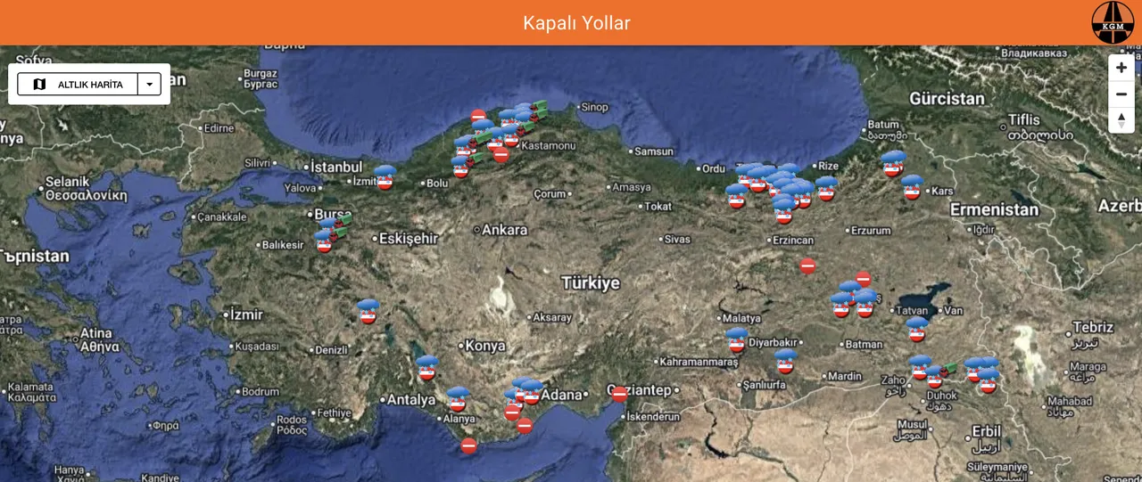 Karayolları kapalı yollar duyuruldu! Hangi yollar kapalı, hangi yollarda bakım çalışması var?