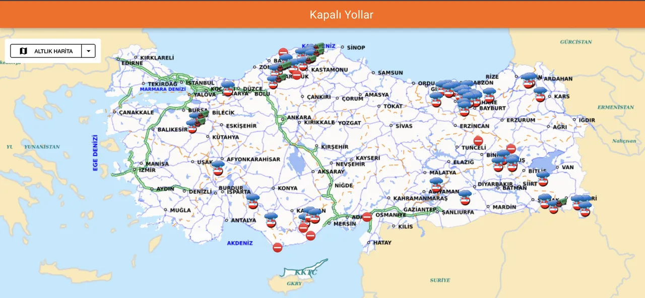 Karayolları kapalı yollar duyuruldu! Hangi yollar kapalı, hangi yollarda bakım çalışması var?