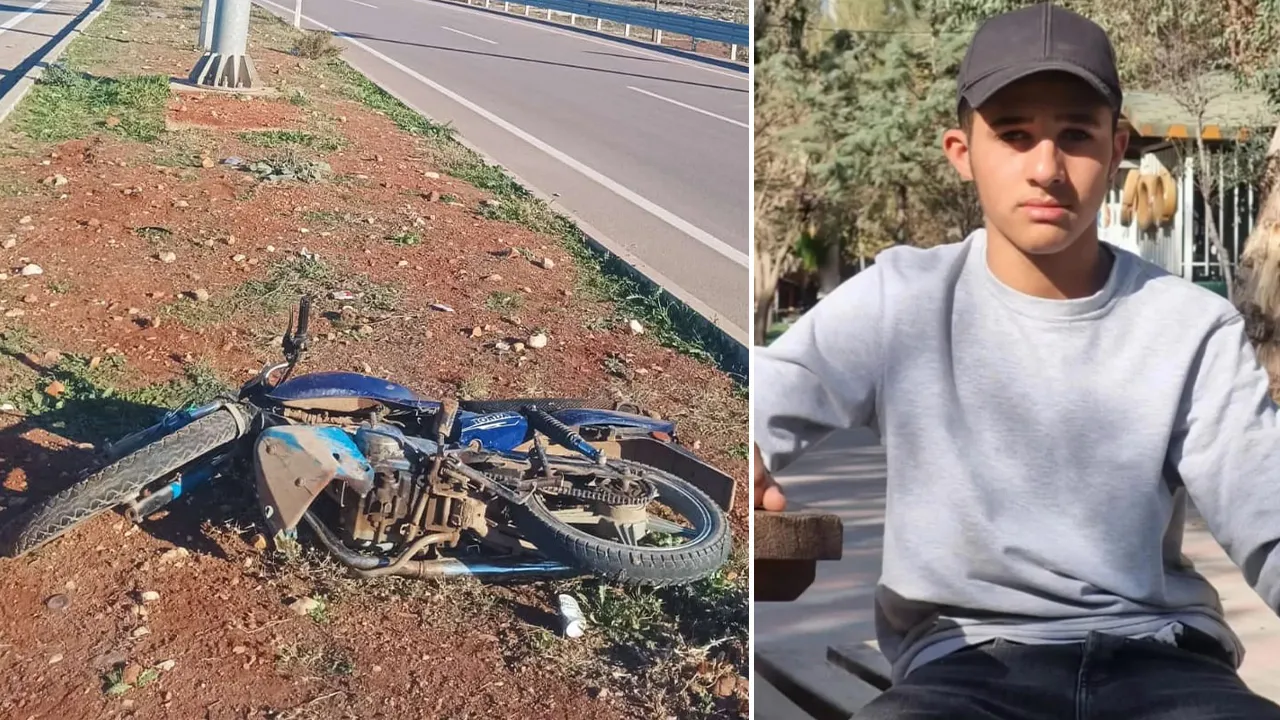 Refüje çarpan motosikletteki 2 çocuk hayatını kaybetti