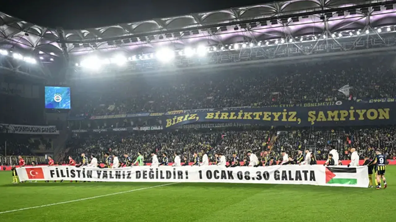 Süper Lig kulüplerinden Filistin eylemi için çağrı