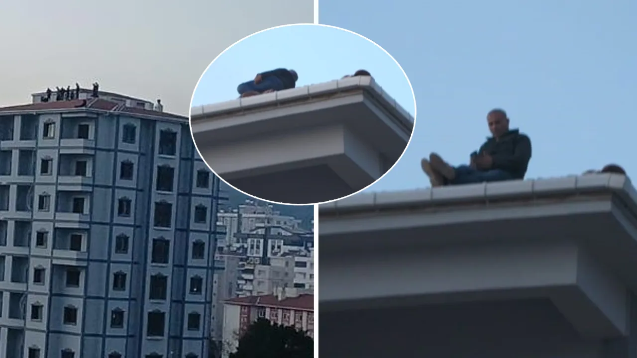 Adana'da tüm ekipleri alarma geçiren olay: Çatıya çıkan boyacıyı telefonuna gelen o mesaj ikna etti