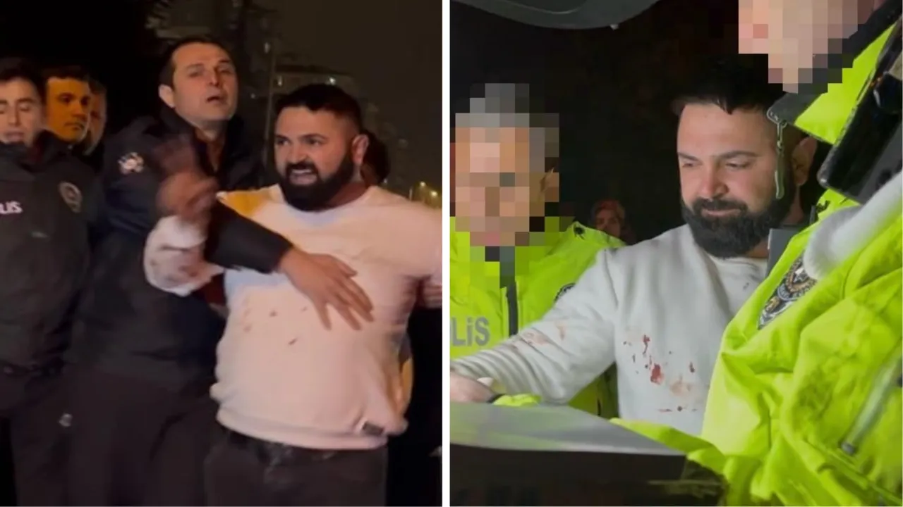 Alkollü araç sürüp kaza yaptığı yetmedi, polise tehditler savurdu! 