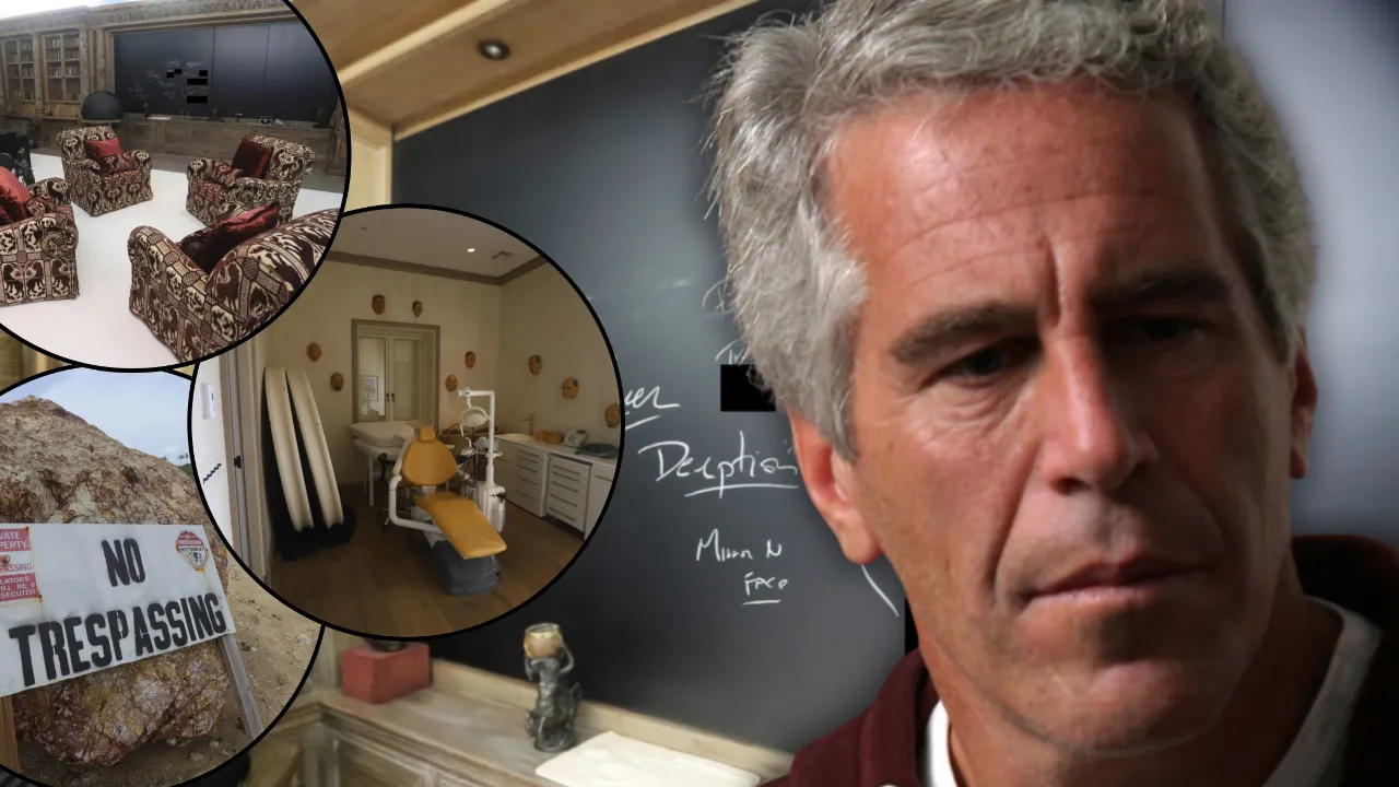 Epstein adasından görülmemiş fotoğraflar yayımlandı! Sırlarla dolu set