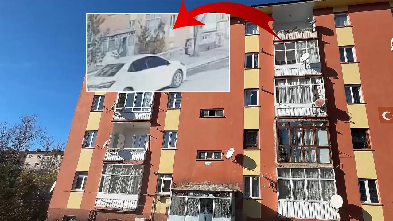 Erzurum'da feci olay! 5. kattan düşen genç ağır yaralandı: O anlar kamerada