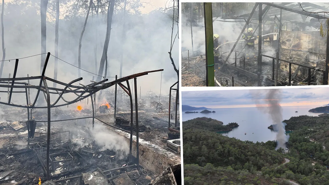 Fethiye'de karavan faciası! Onlarca kişinin tatil hayali küle döndü