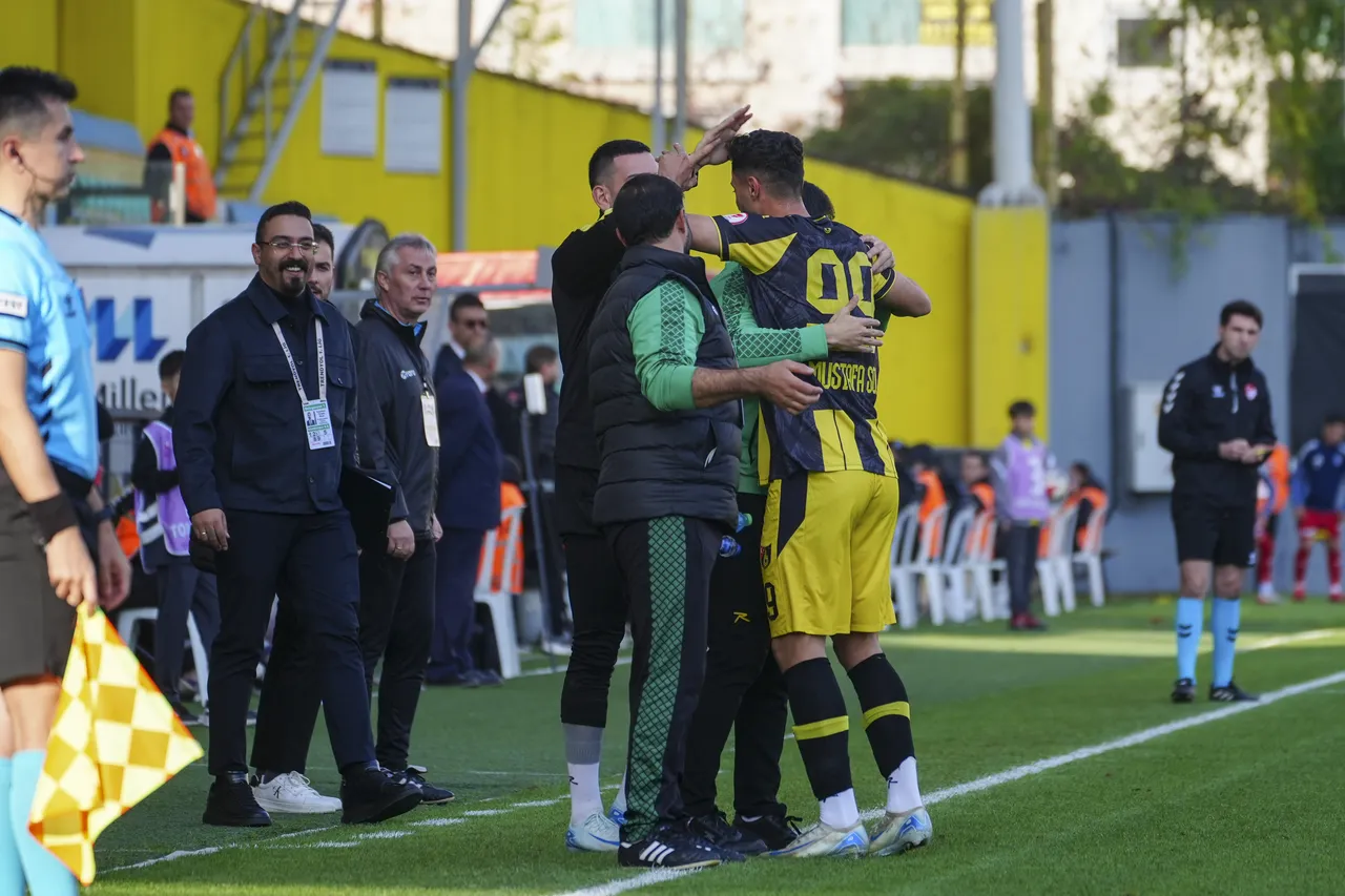 Ömer Faruk Duymaz'ın gol sevinci