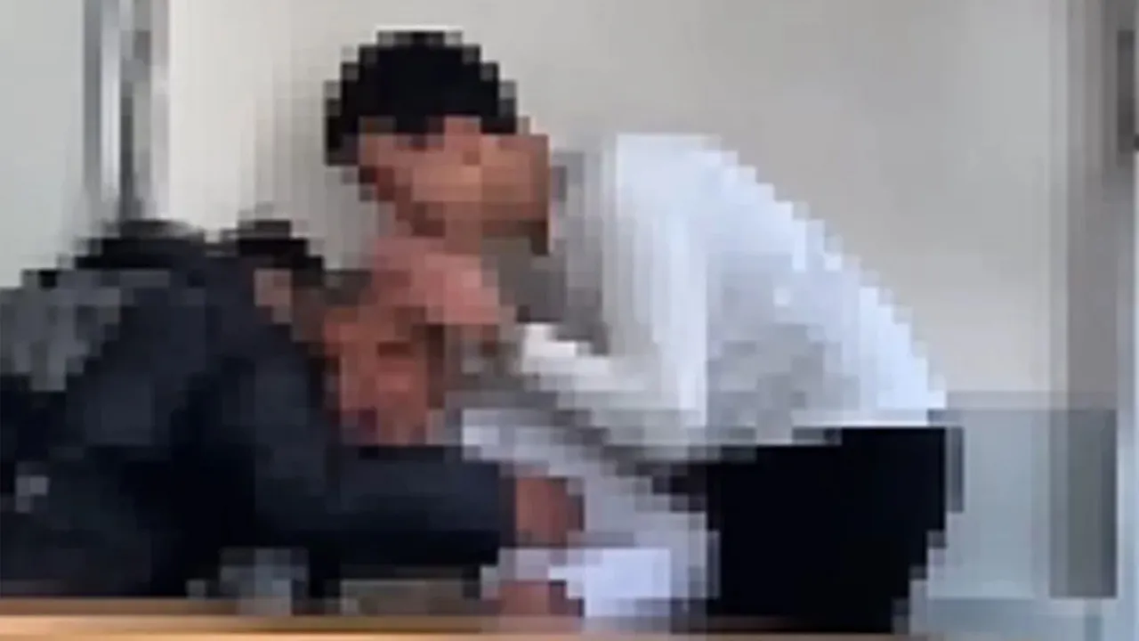 Lisede skandal görüntüler! Öğrencilerin öğretmene yaptıkları utandırdı