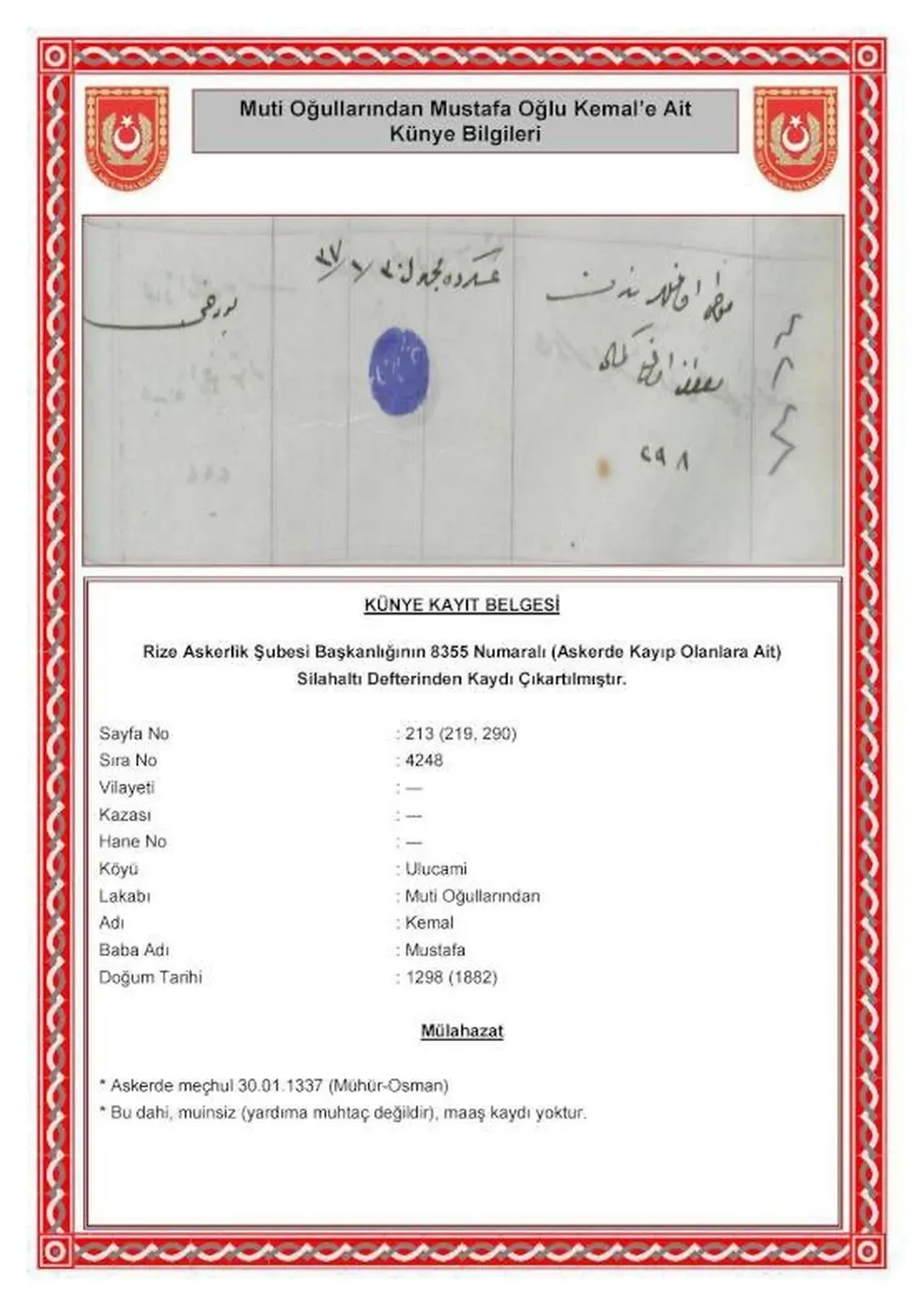 Özel, Cumhurbaşkanı Erdoğan'a "Deden neredeydi?" diye sormuştu: Cevap MSB arşivinden geldi!