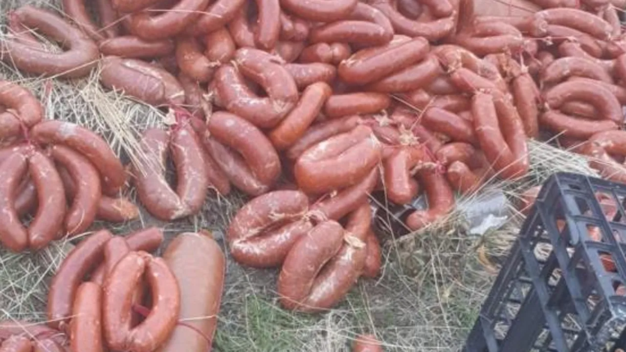 Sucuk, kavurma, salam... Ankara’da yüzlerce kilo et ürünü boş arazide bulundu
