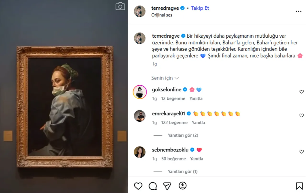 ‘Bahar’ dizisi 3 sezon sonra final yaptı! Demet Evgar’dan duygusal veda