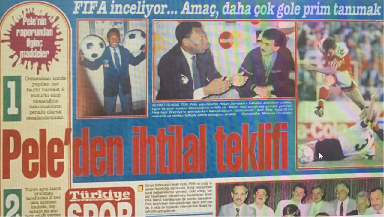 Türkiye Gazetezi yazarı Hasan Sarıçiçek'in Pele röportajı