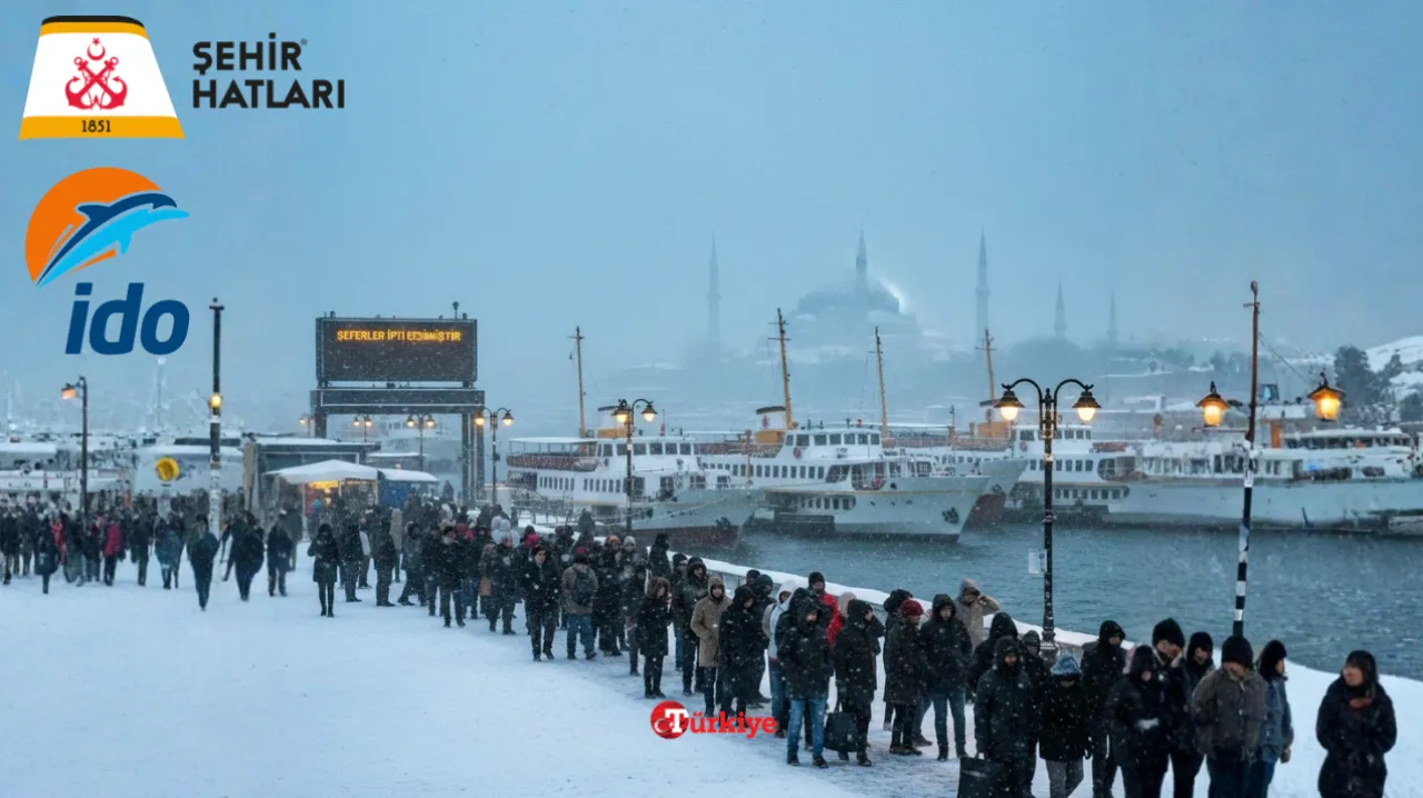 Bugün vapur seferleri iptal mi? Şehir Hatları ve İDO iptal seferleri açıkladı!