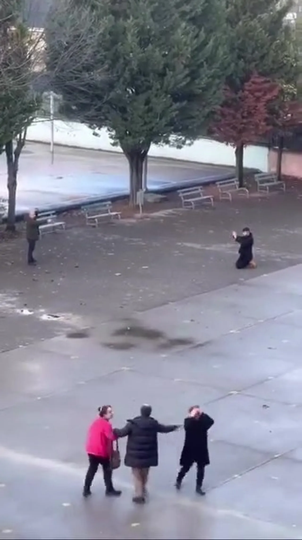 Okul bahçesinde rehine krizi: Baba serbest, şantajcı tutuklandı!