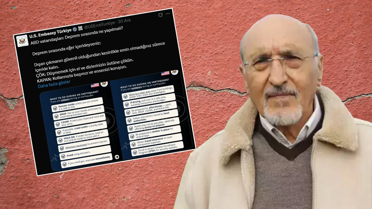 ABD Ankara Büyükelçiliği'nden deprem paylaşımı yapıldı! Osman Bektaş'tan dikkat çeken yorum: Tesadüf değil