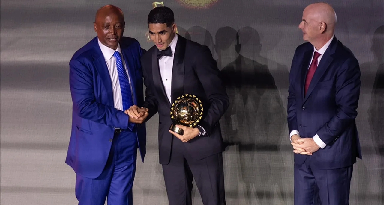 chraf Hakimi, 2025'te Afrika'da yılın futbolcusu ödülüne layık görüldü