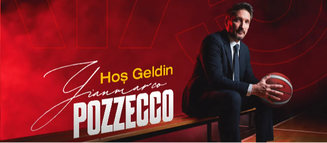 Galatasaray, takımın başına İtalyan Gianmarco Pozzecco'nun getirildiğini duyurdu