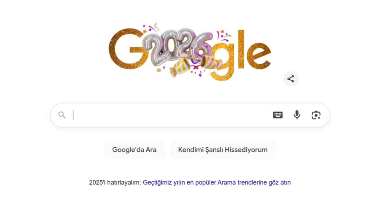 Googledan 2025in son gününe özel doodle