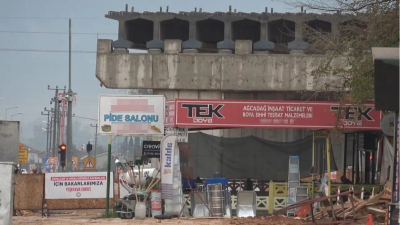 Kavşak inşaatını durduran pideci için karar çıktı!