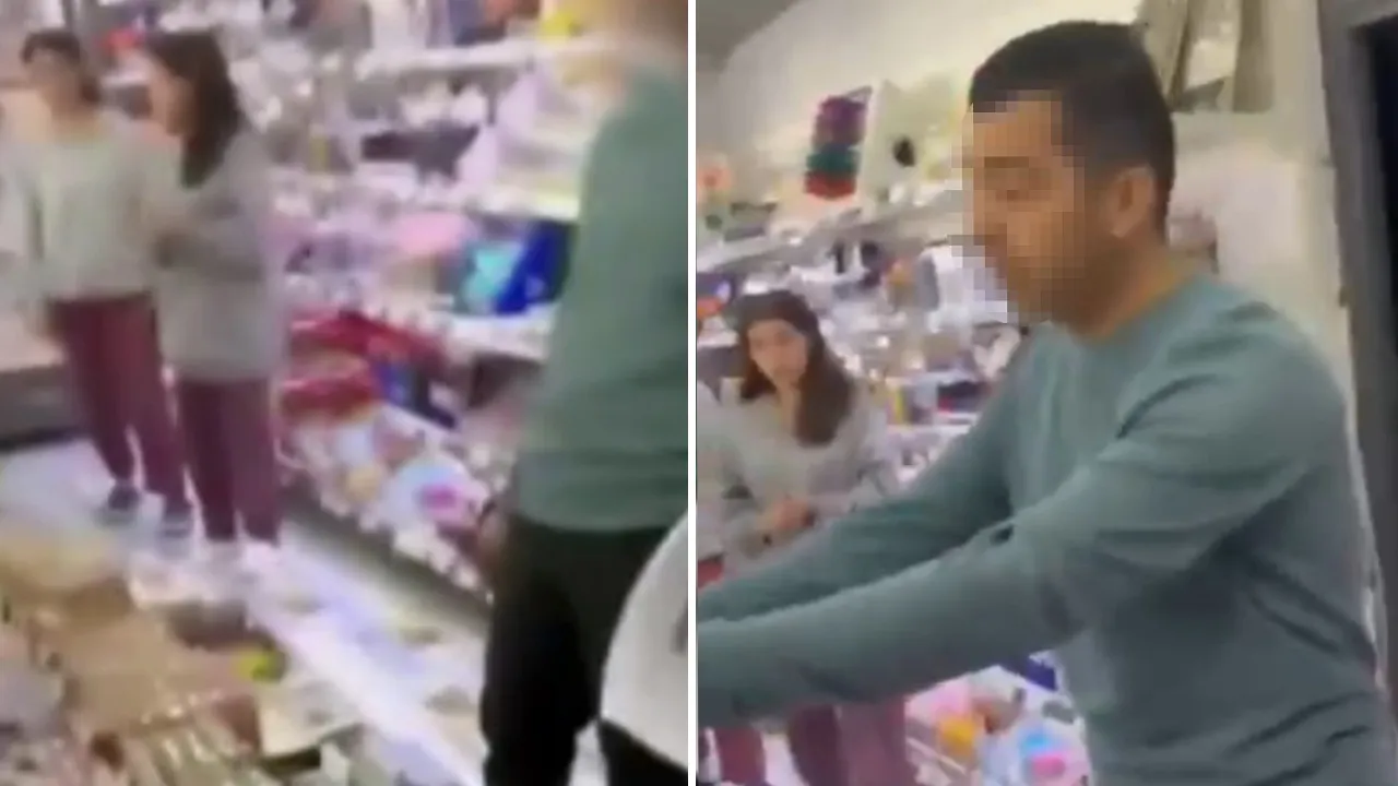 Kırtasiyede kız öğrencileri gizlice çekti! Foyası ortaya çıkınca ortalık karıştı