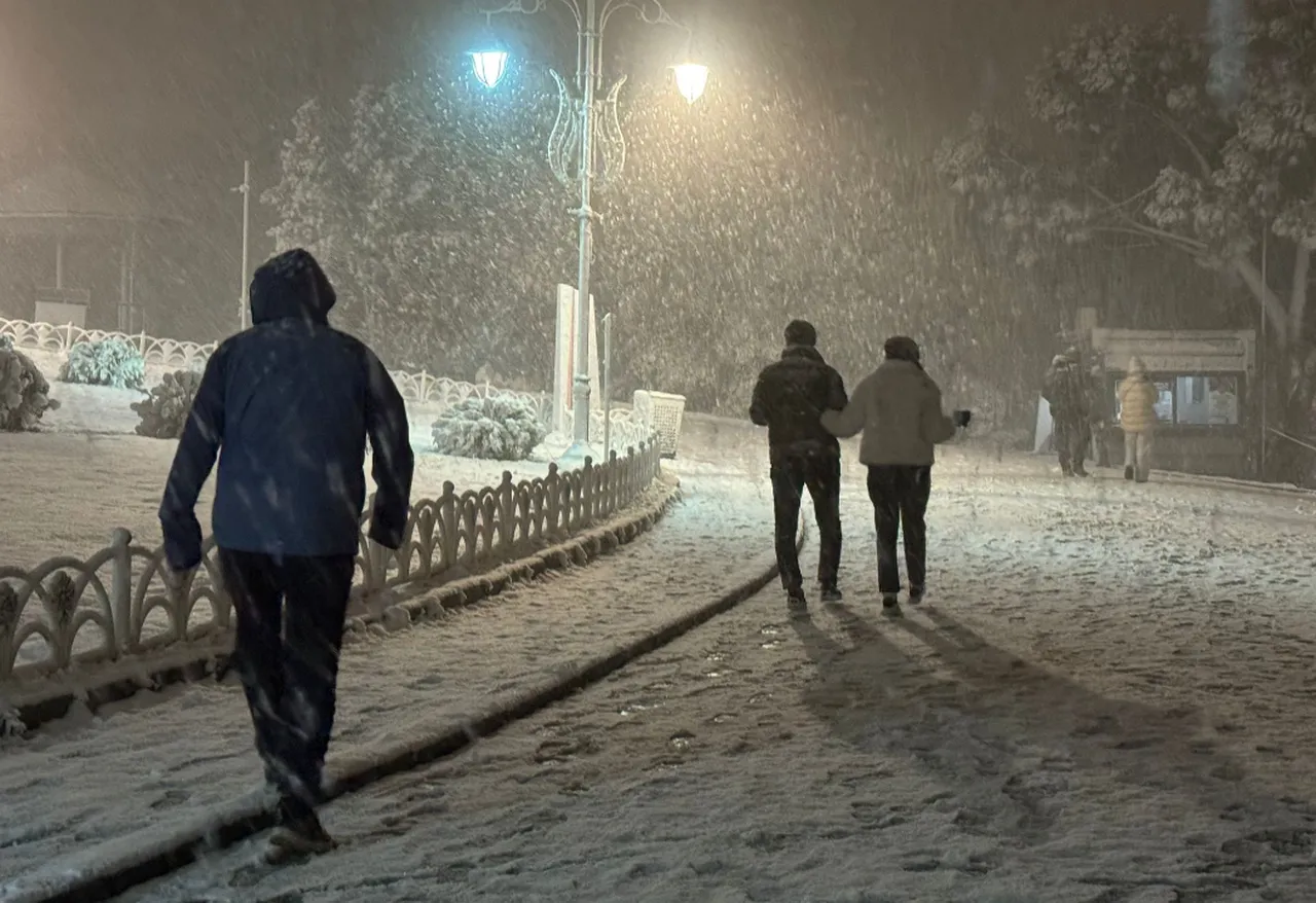 İSTANBUL'DA KAR BAŞLADI