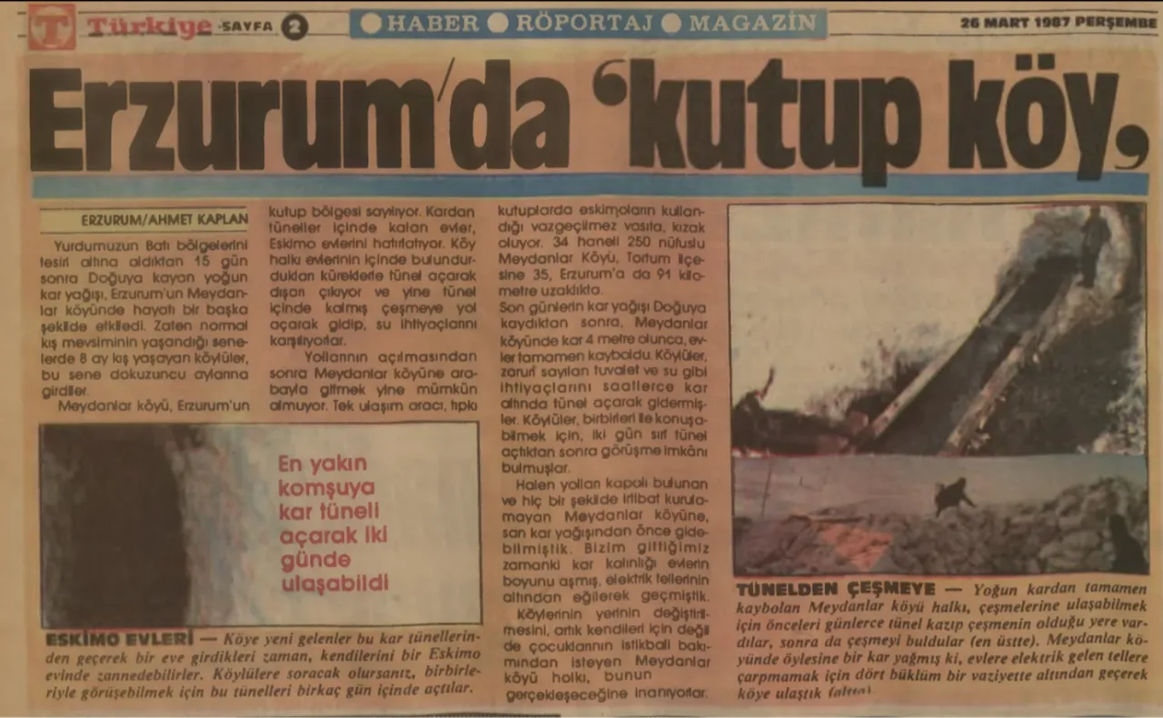 26 Mart 1987 Türkiye gazetesi
