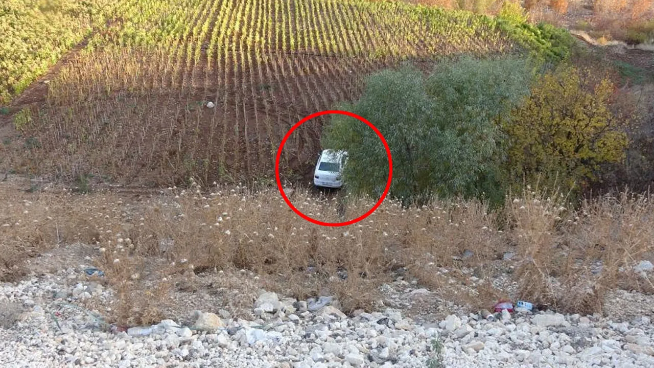 Şarampolden uçtular, burunları bile kanamadı!