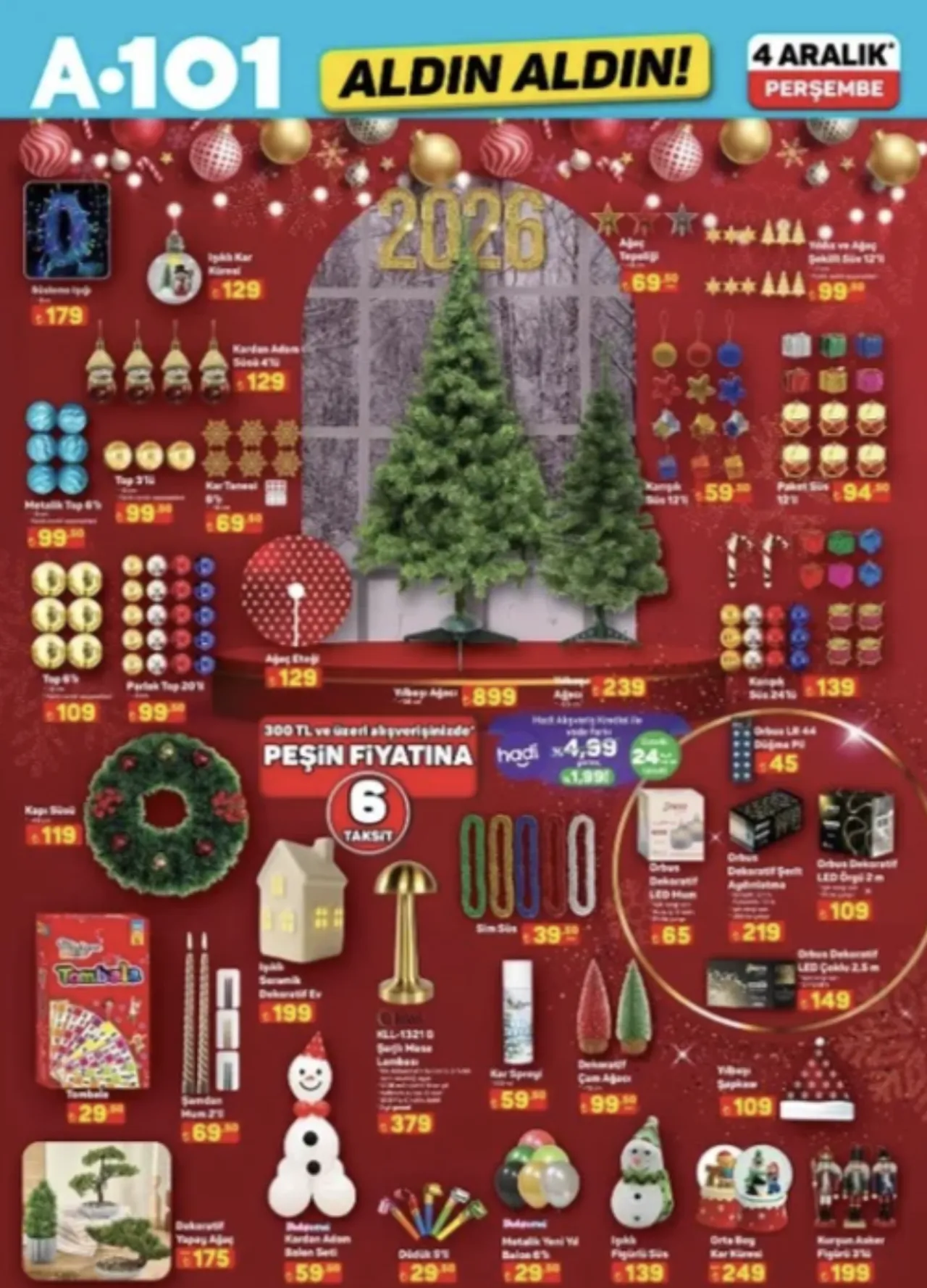 A101de birçok ürün satışa çıktı! İşte, 4 Aralık 2025 A101 aktüel indirim listesi...