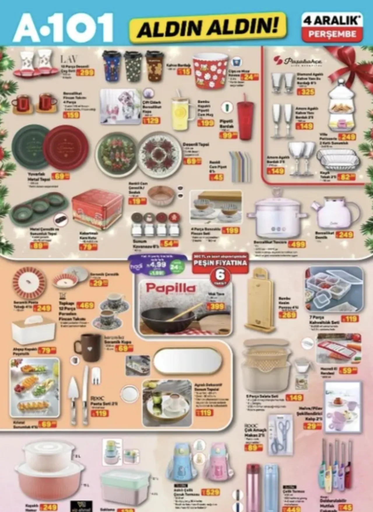 A101de birçok ürün satışa çıktı! İşte, 4 Aralık 2025 A101 aktüel indirim listesi...